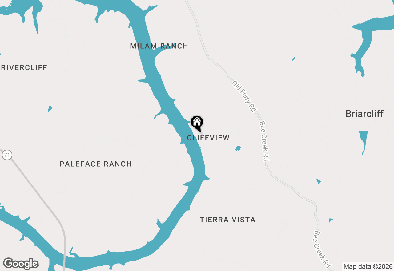 Map of 1104 Cliffview Dr, Spicewood, TX 78669
