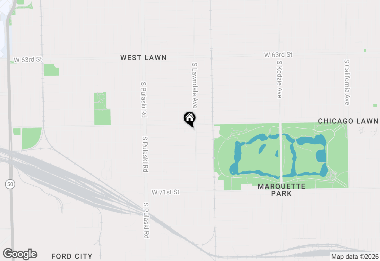 Map of 3718 W 67th Place, Chicago, IL 60629