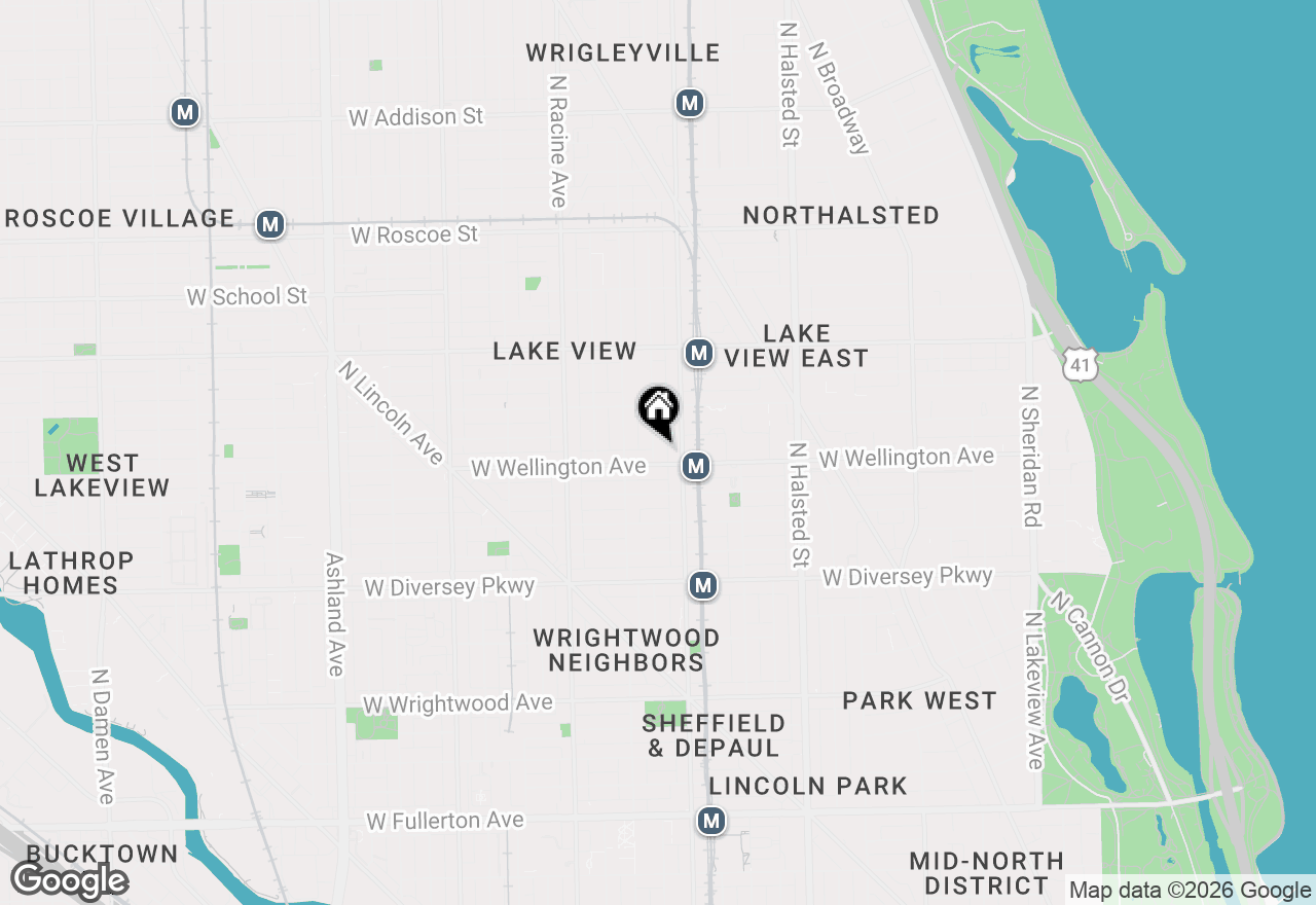 Map of 3003 N Kenmore Avenue, Chicago, IL 60657