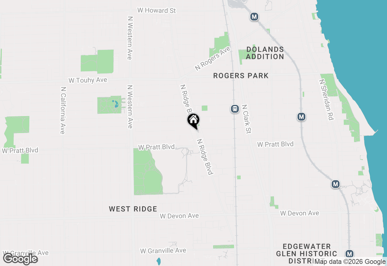 Map of 2006 W Farwell Avenue, Chicago, IL 60645