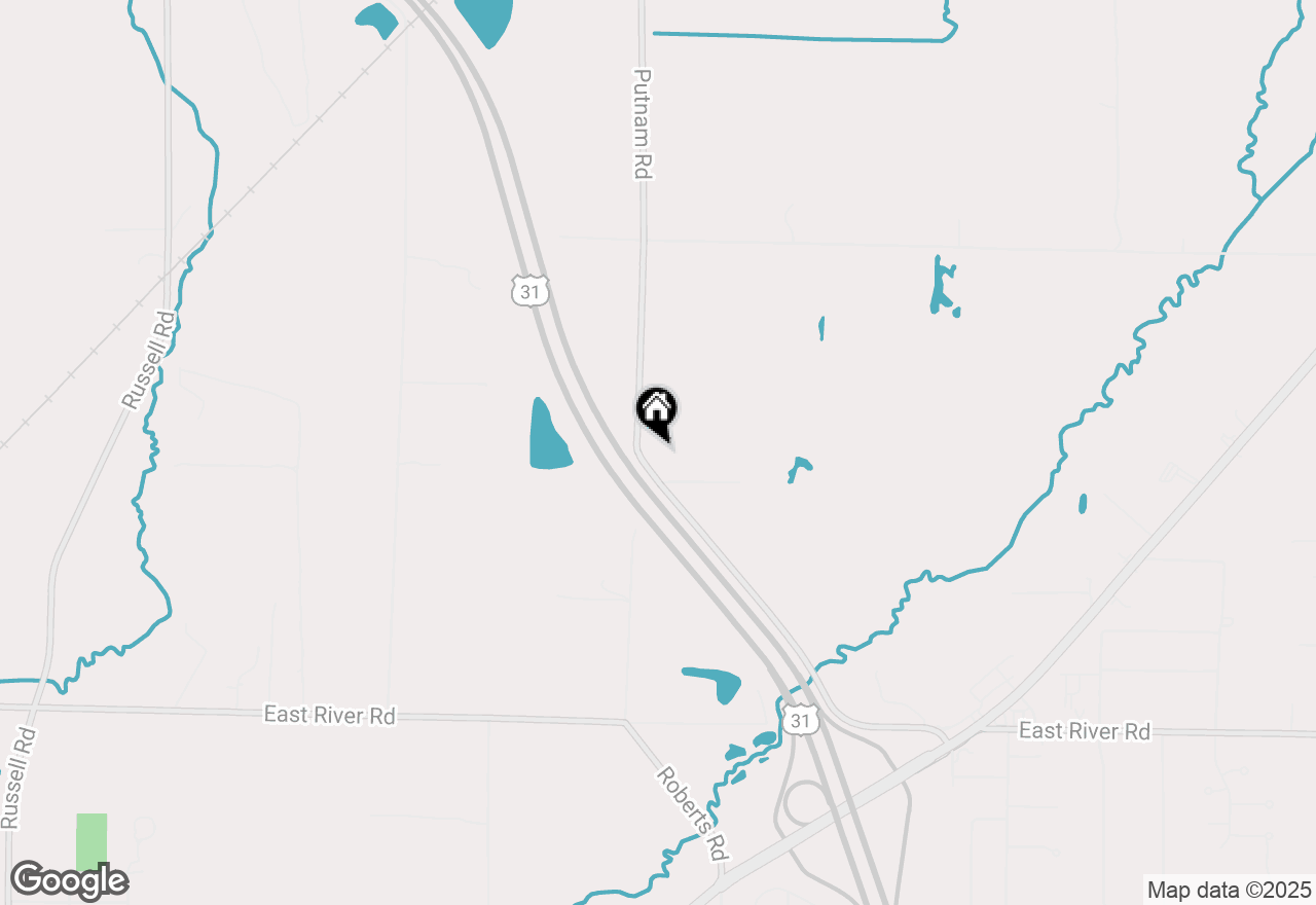 Map of 2630 Putnam Road, Muskegon, MI 49445