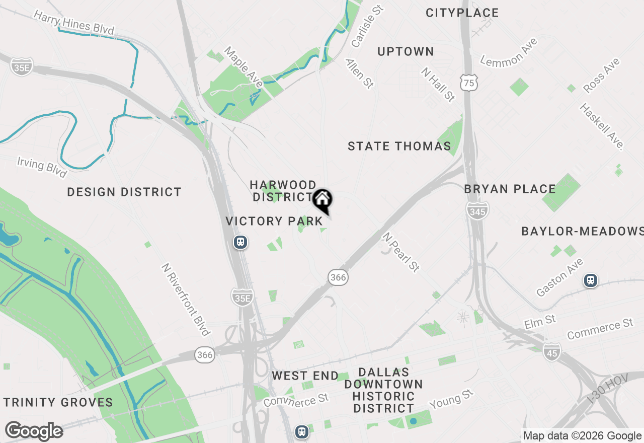 Map of 2011 Cedar Springs Road #406, Dallas, TX 75201