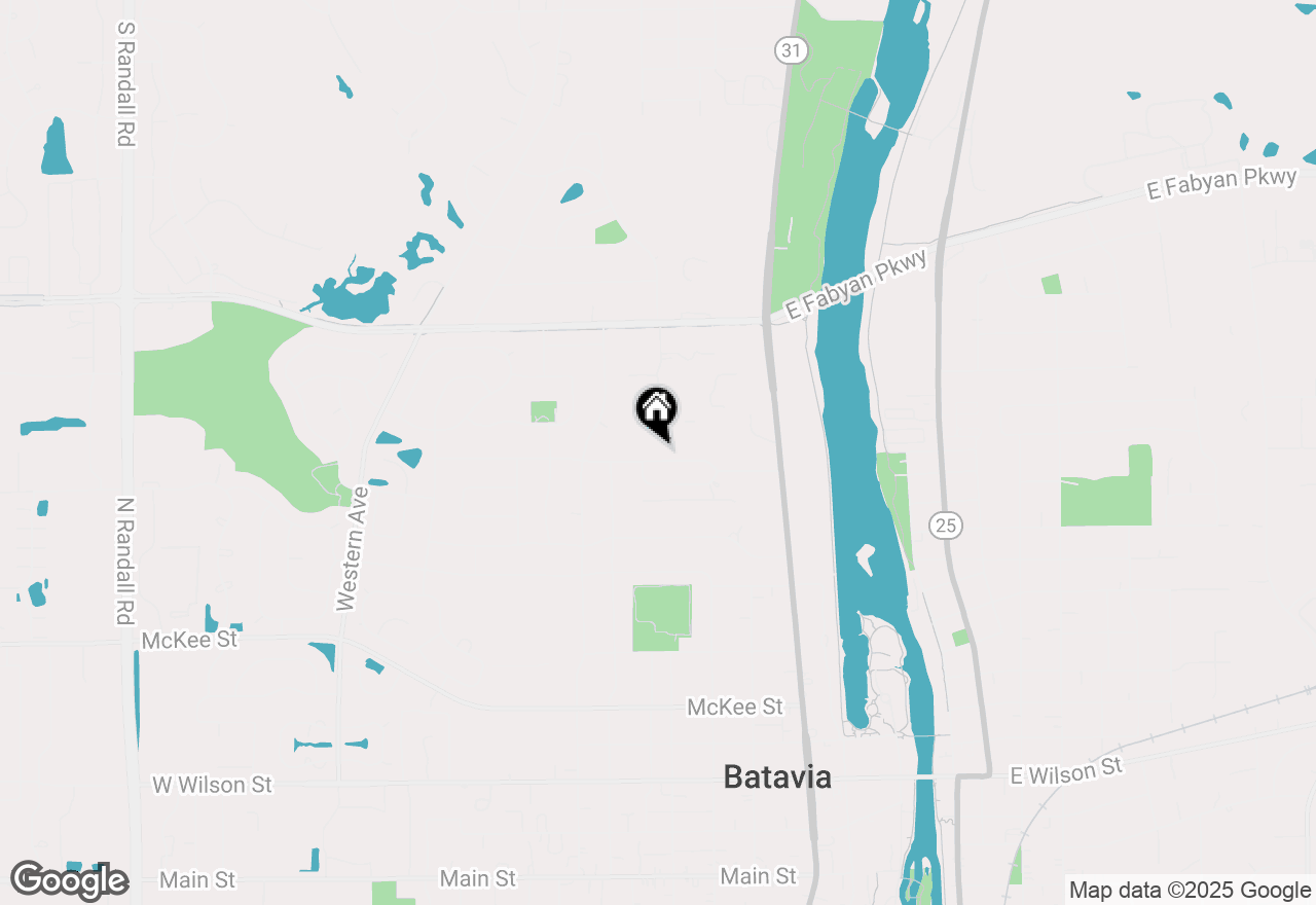 Map of 603 Shabbona Trail, Batavia, IL 60510