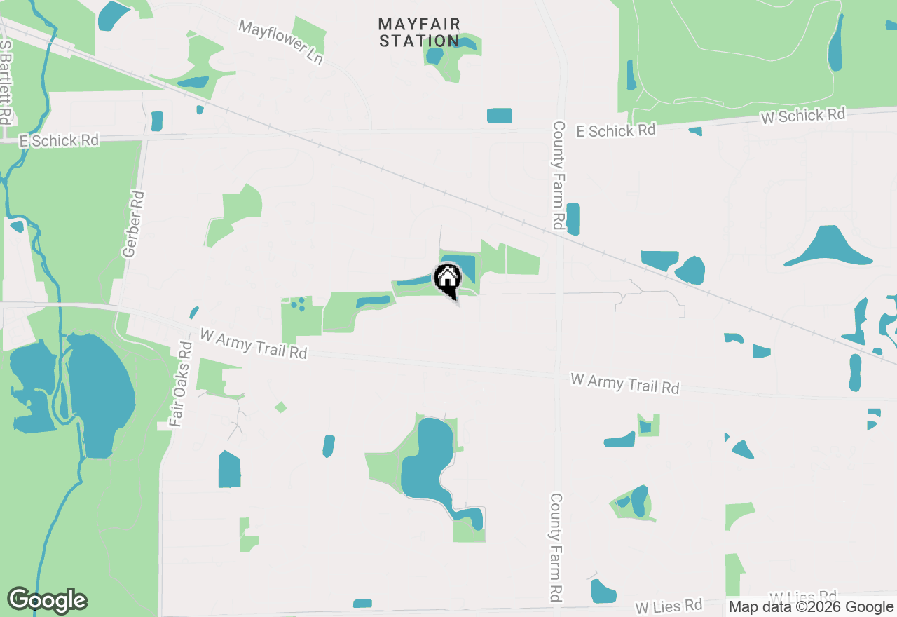 Map of (Address confidential), Hanover Park, Illinois 60133