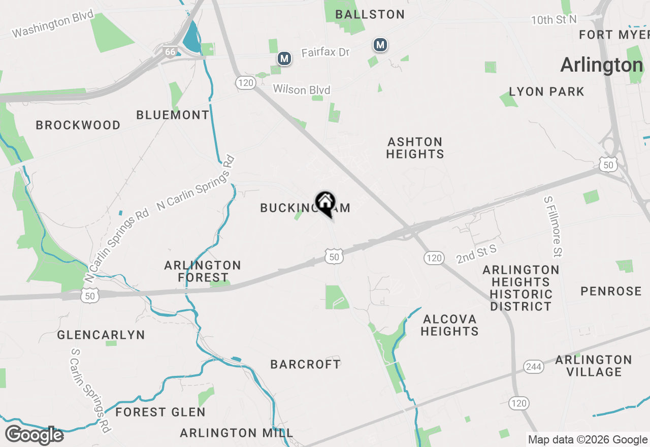 Map of 224 George Mason Drive N #4, Arlington, VA 22203
