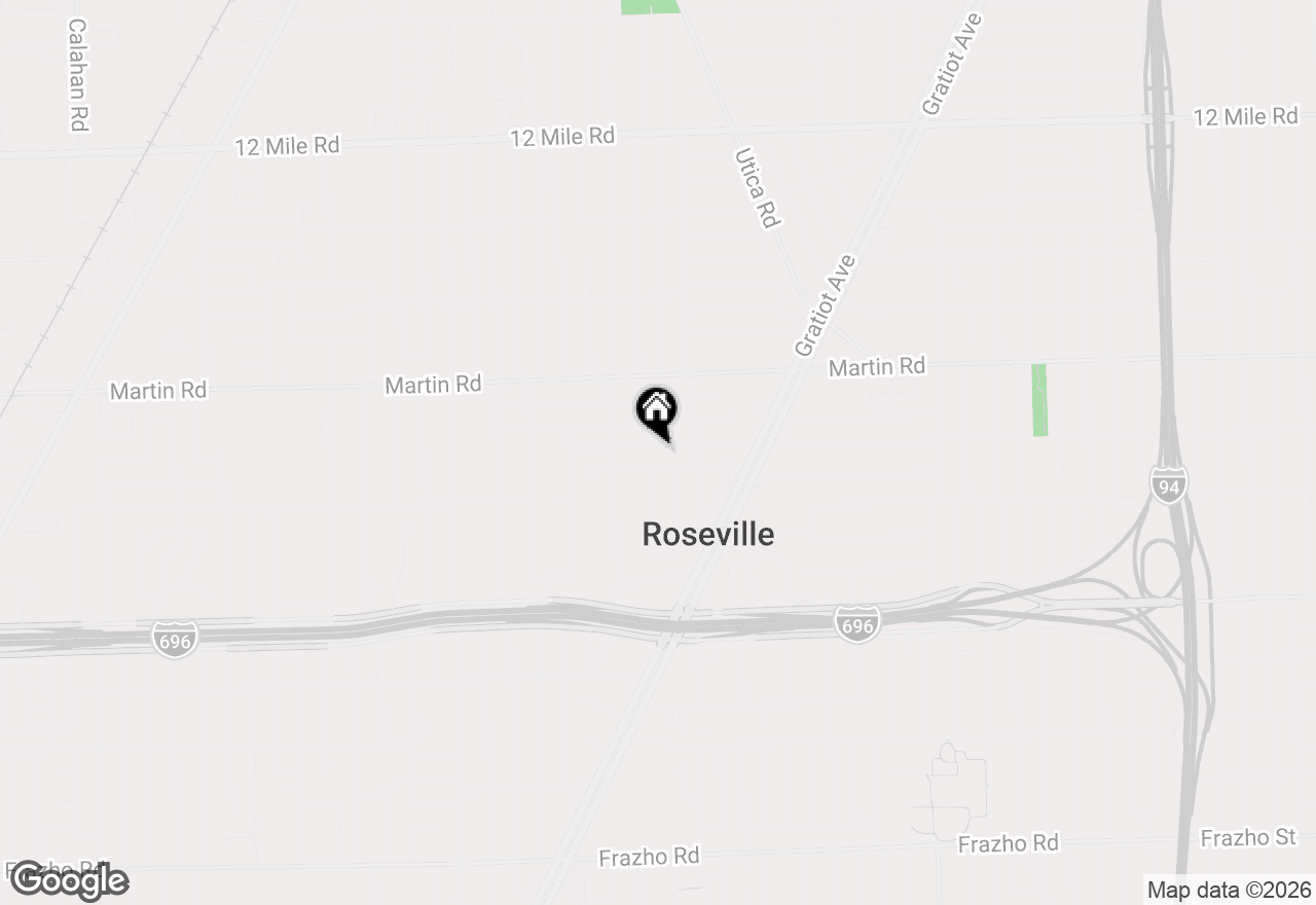Map of 17606 Tennyson Street, Roseville, MI 48066