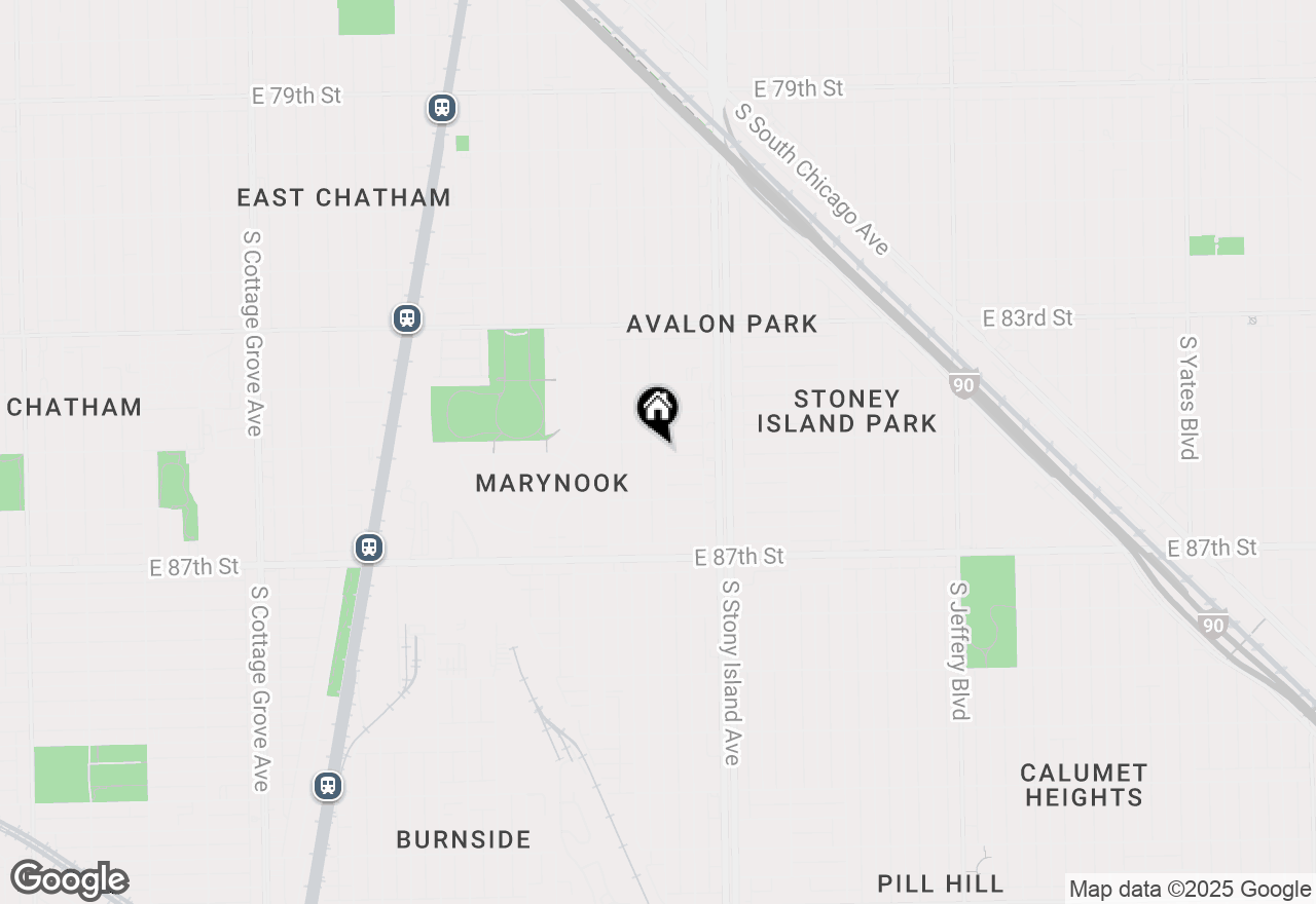 Map of 8510 S Blackstone Avenue, Chicago, IL 60619