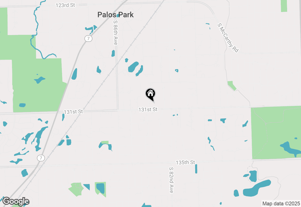 Map of 13049 S 83rd Court, Palos Park, IL 60464