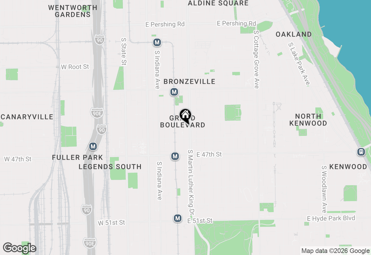 Map of 4518 S King Drive #2A, Chicago, IL 60653