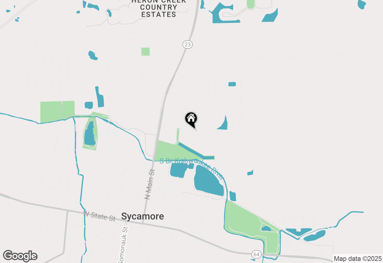 Map of 993 Penny Lane, Sycamore, IL 60178