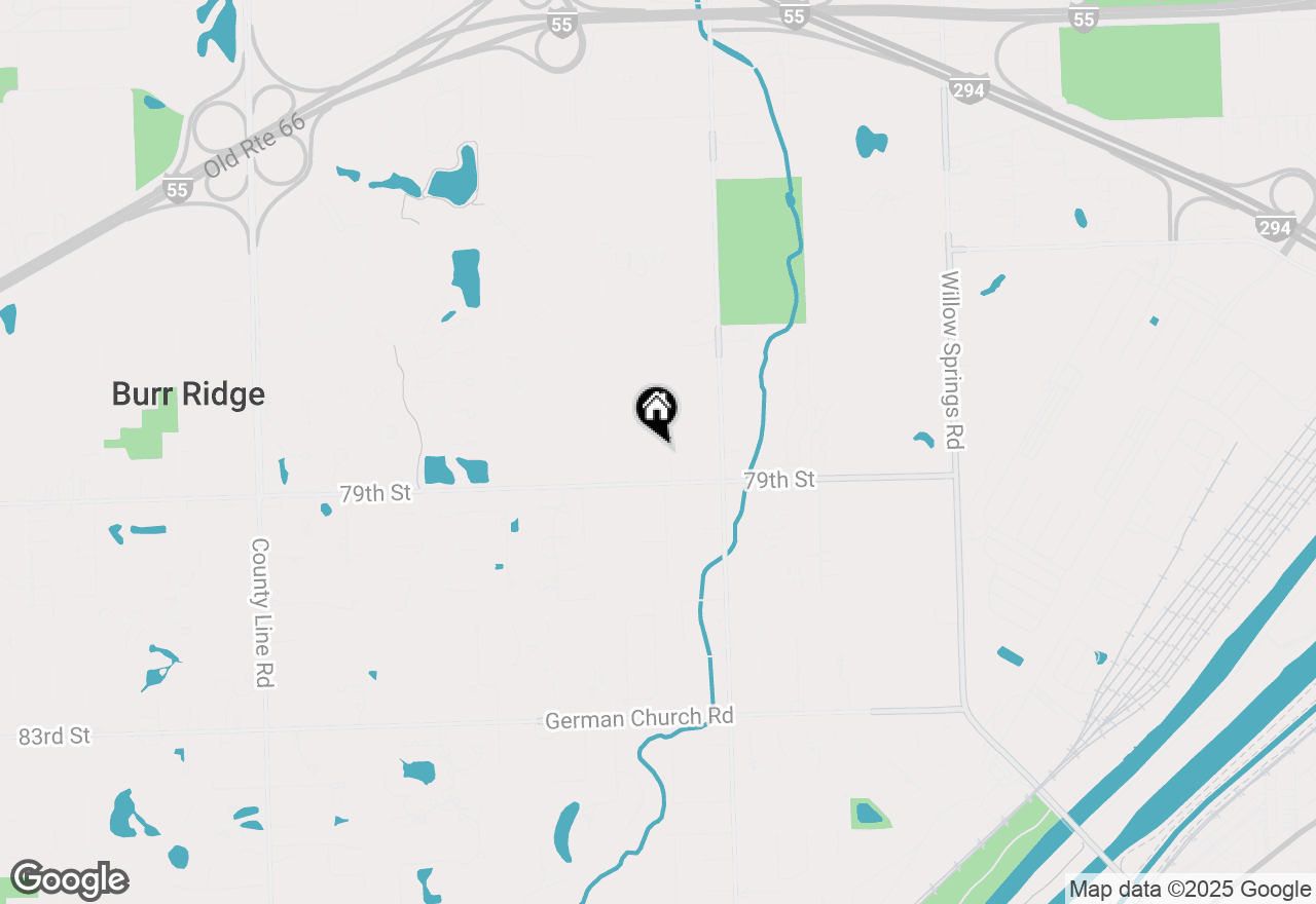 Map of 11300 79th Street, Burr Ridge, IL 60527