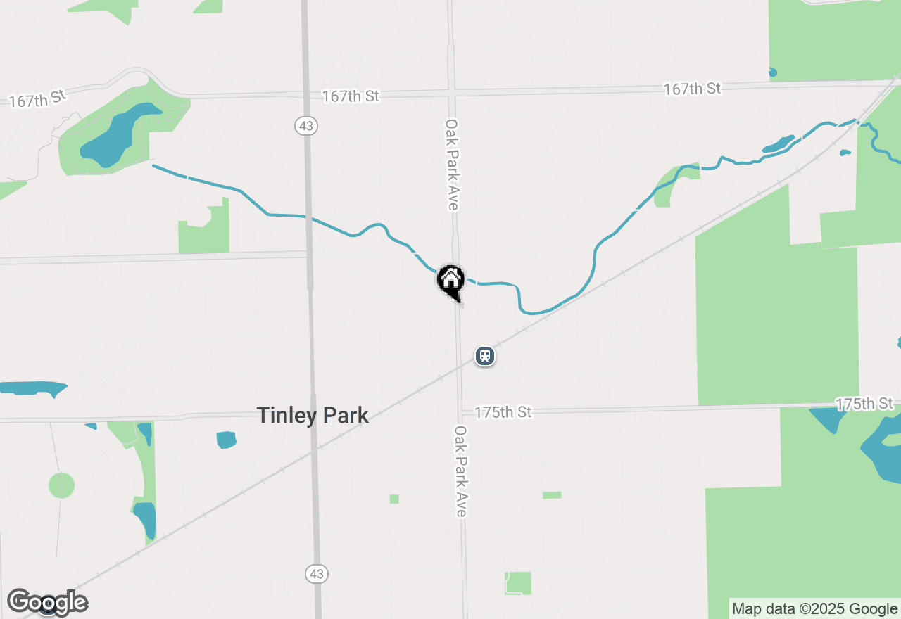 Map of 17236 Oak Park Avenue, Tinley Park, IL 60477