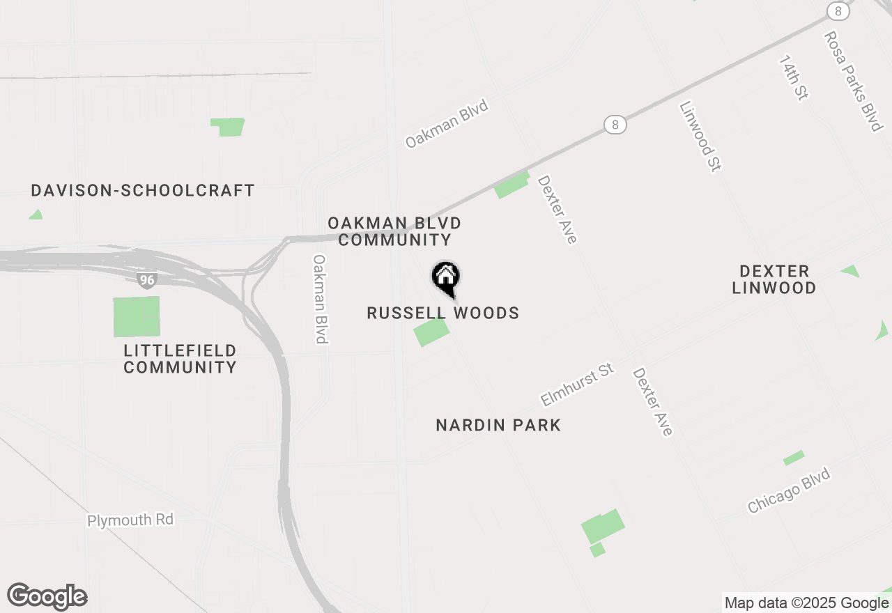 Map of 4400 Leslie Street, Detroit, MI 48238