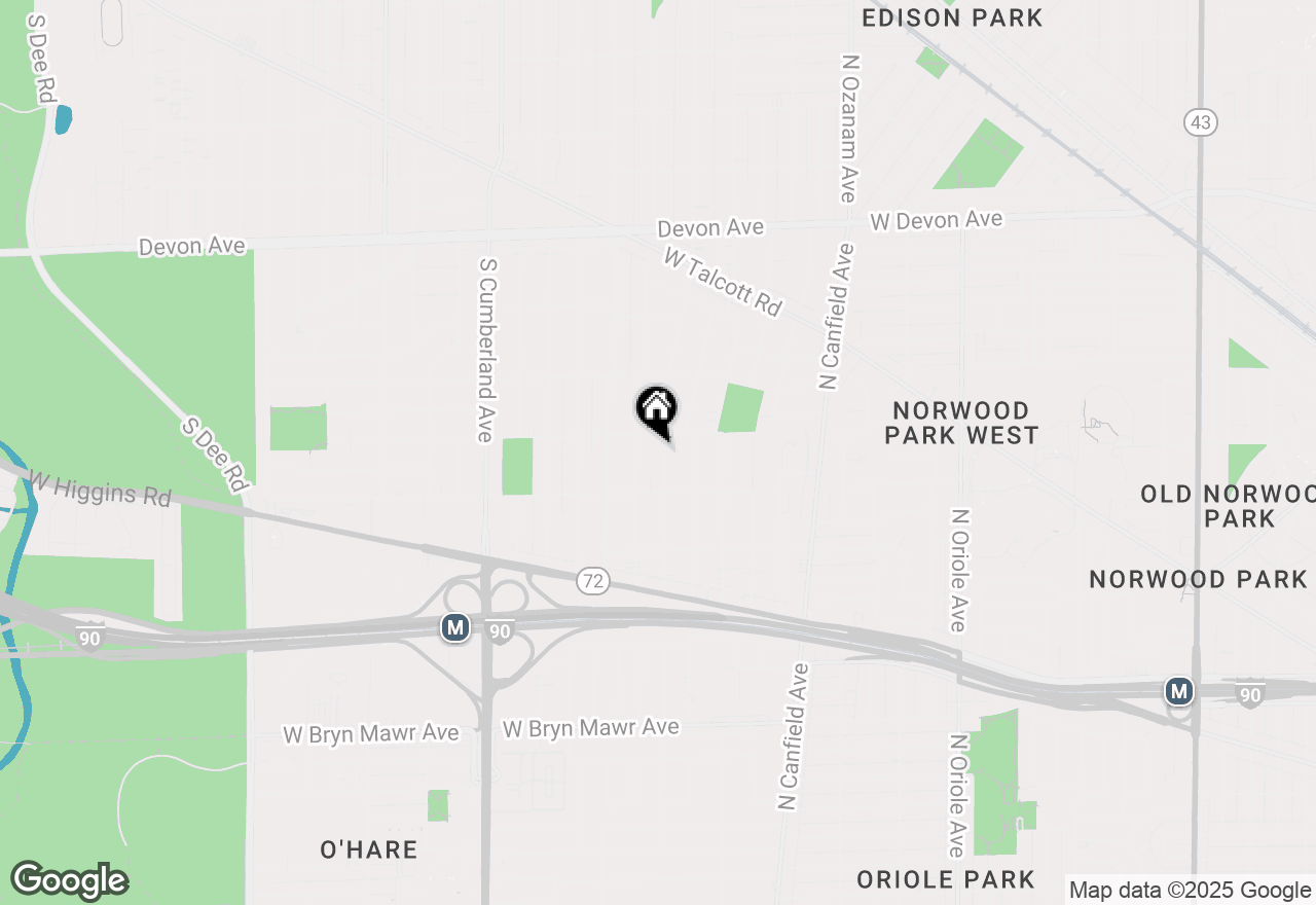 Map of 1632 S Vine Avenue, Park Ridge, IL 60068