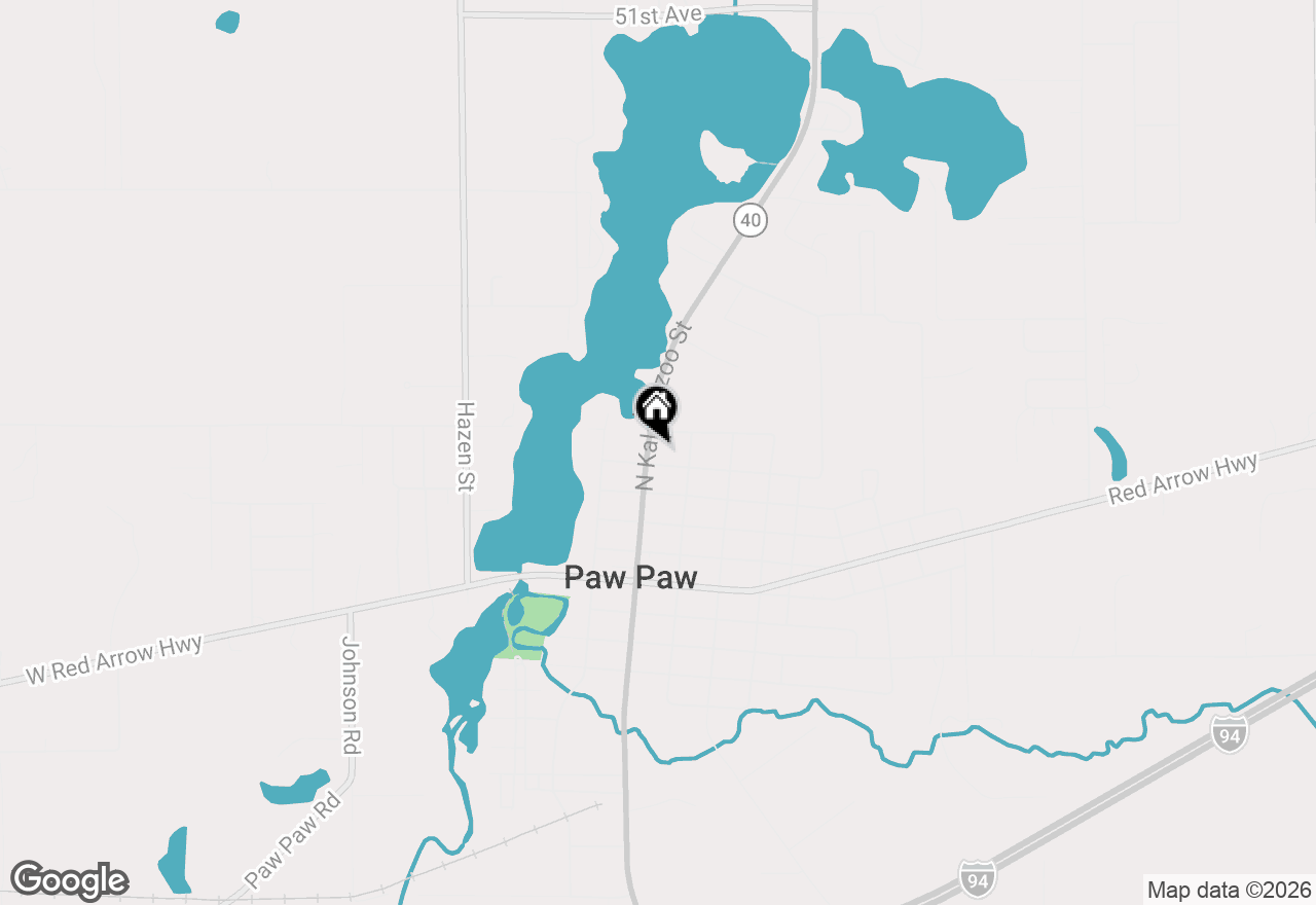 Map of 506 N Kalamazoo Street, Paw Paw, MI 49079