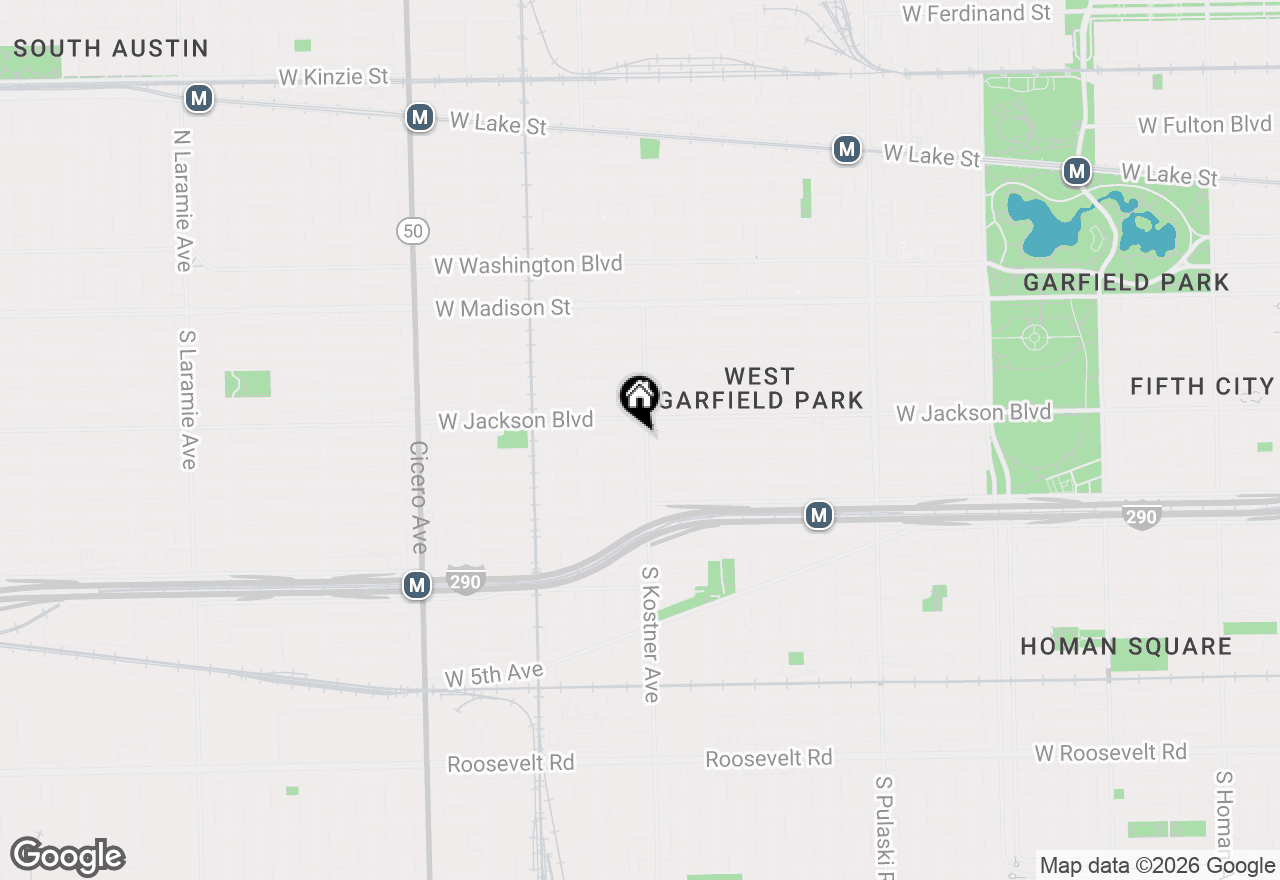 Map of 322 S Kostner Avenue, Chicago, IL 60624