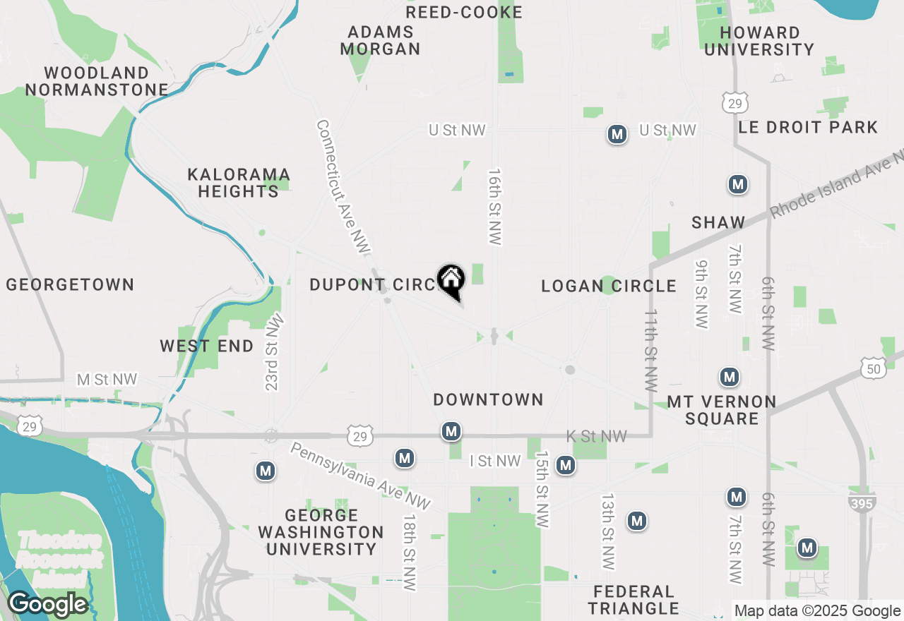 Map of 1711 Massachusetts Avenue Nw #810, Washington, DC 20036