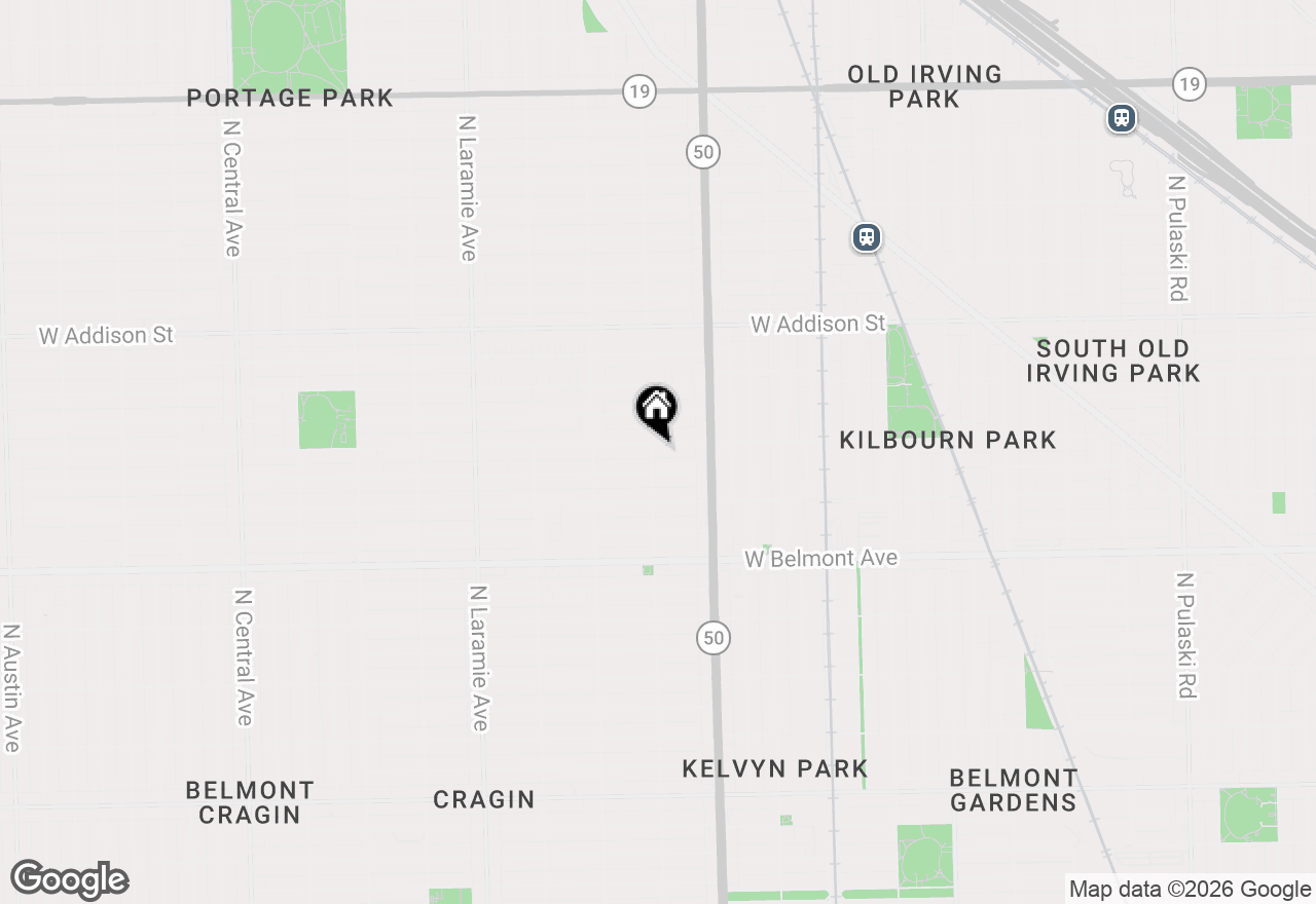 Map of 4857 W Roscoe Street #1, Chicago, IL 60641