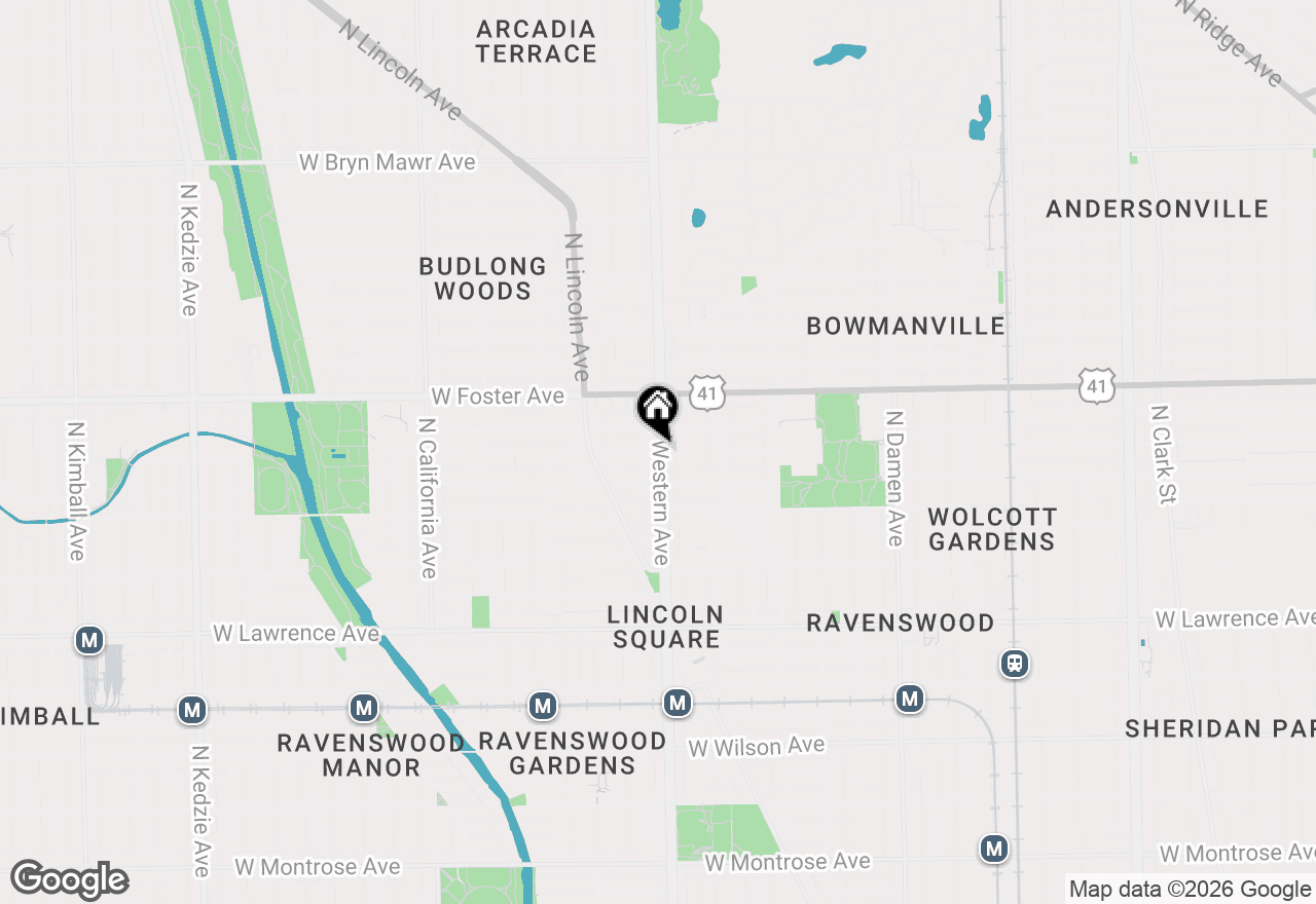 Map of 2402 W Carmen Avenue #203, Chicago, IL 60625