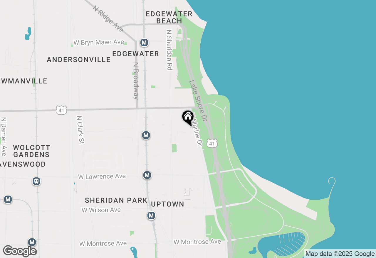 Map of 853 W Carmen Avenue #2D, Chicago, IL 60640