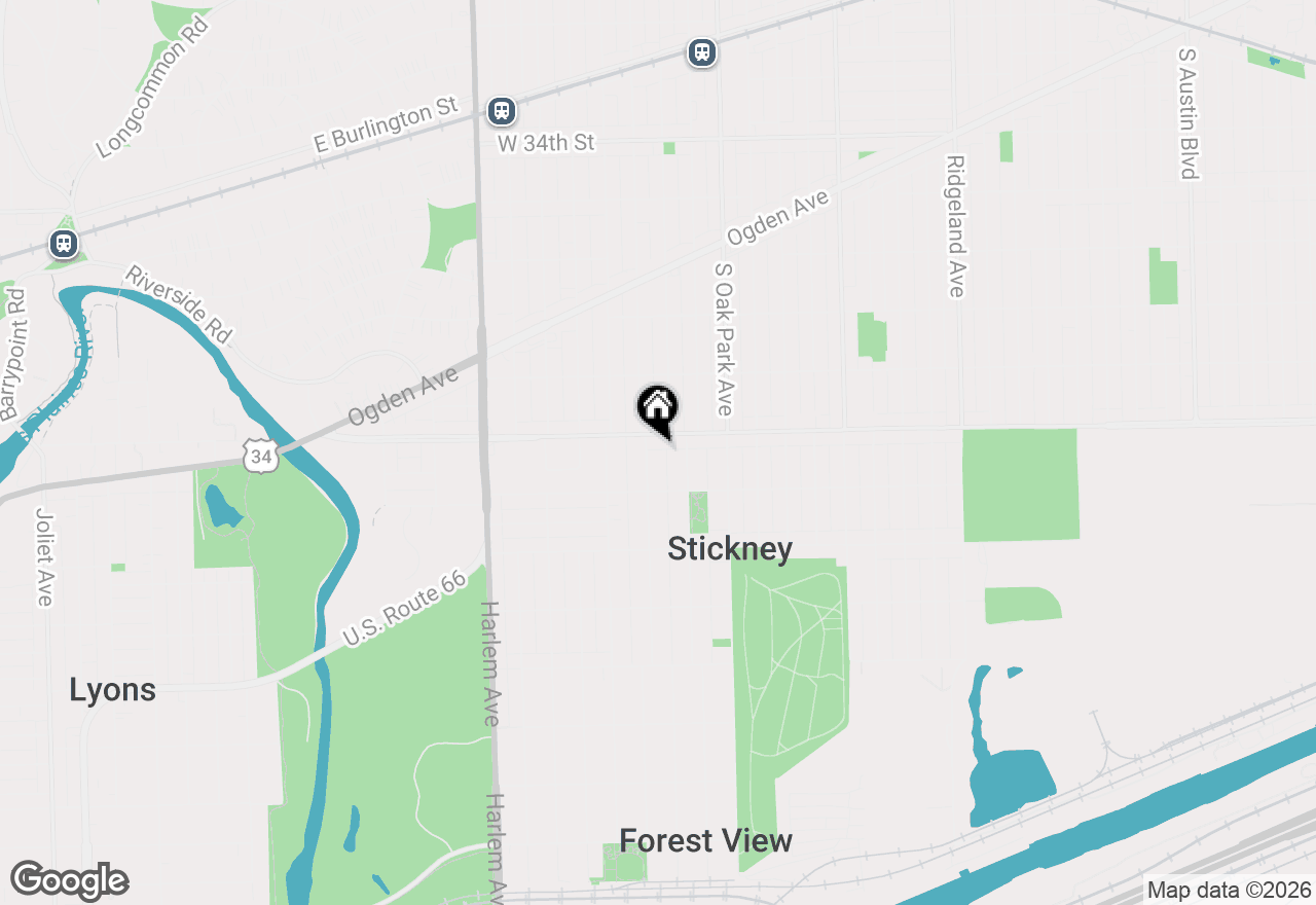 Map of 3917 Clinton Avenue, Stickney, IL 60402