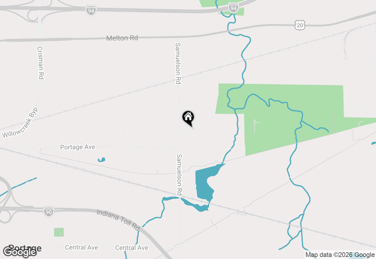 Map of 6779 Ava Avenue, Portage, IN 46368