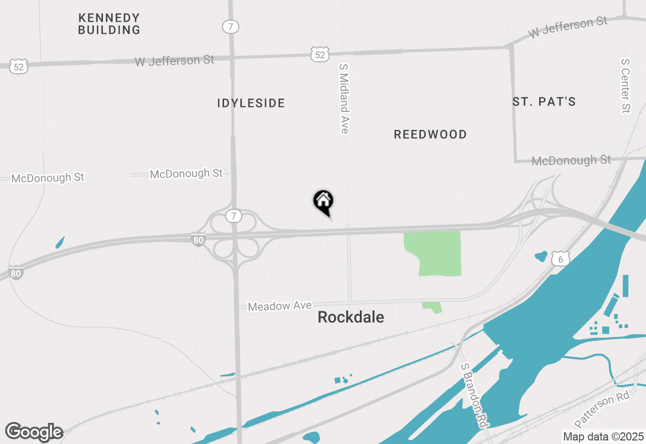 Map of 1469 Midland Court, Joliet, IL 60436