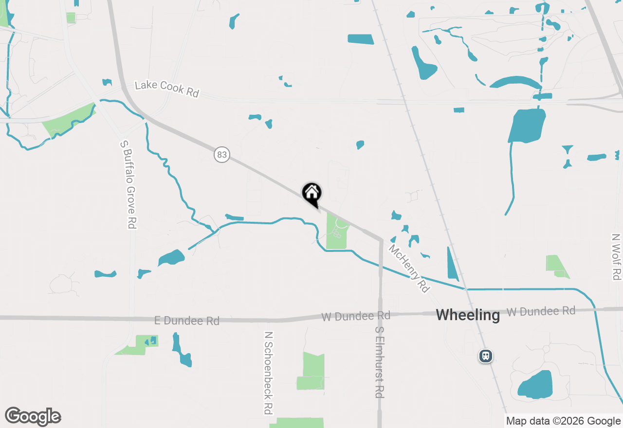 Map of 660 Mchenry Road #207, Wheeling, IL 60090