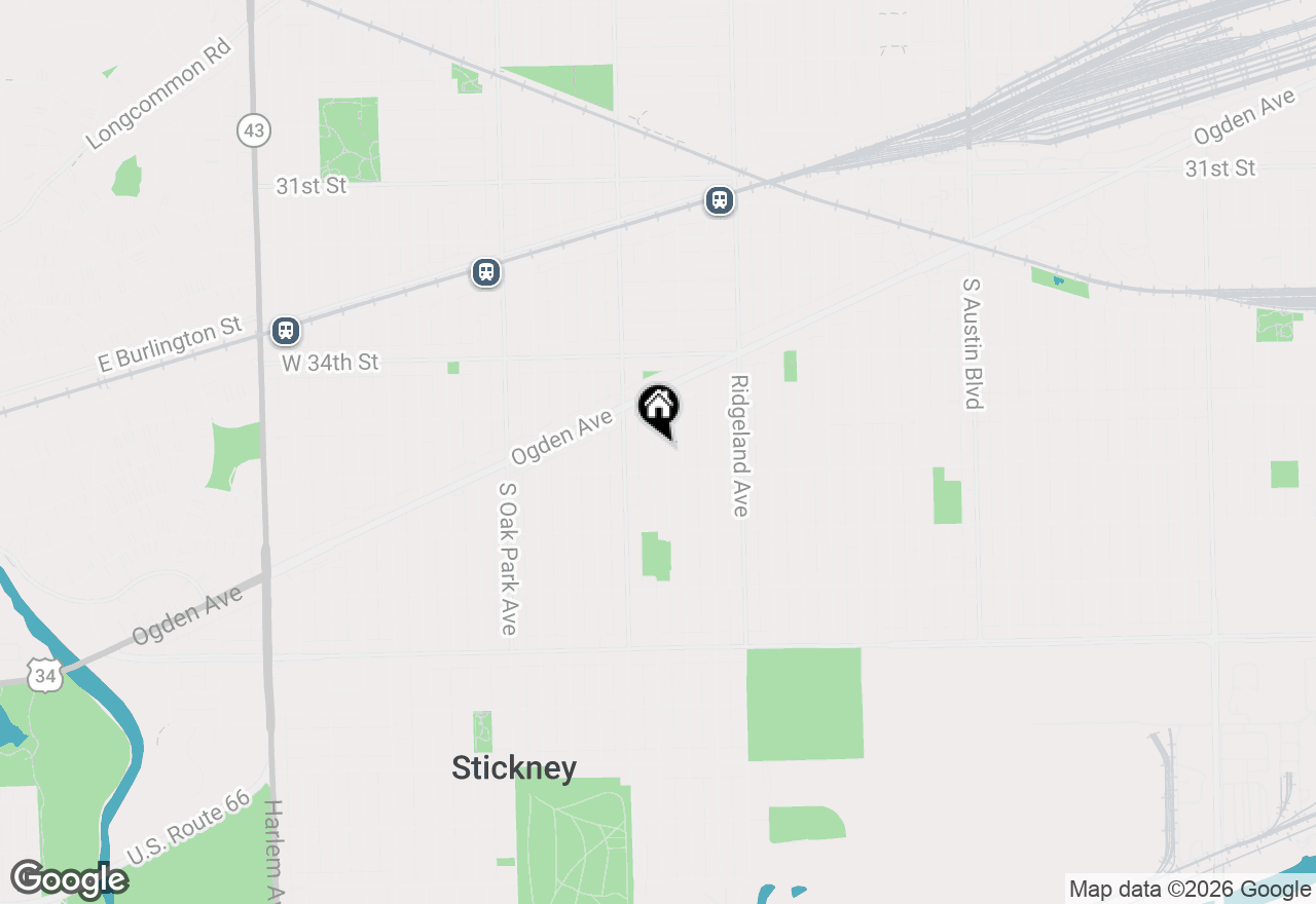 Map of 3531 Scoville Avenue, Berwyn, IL 60402