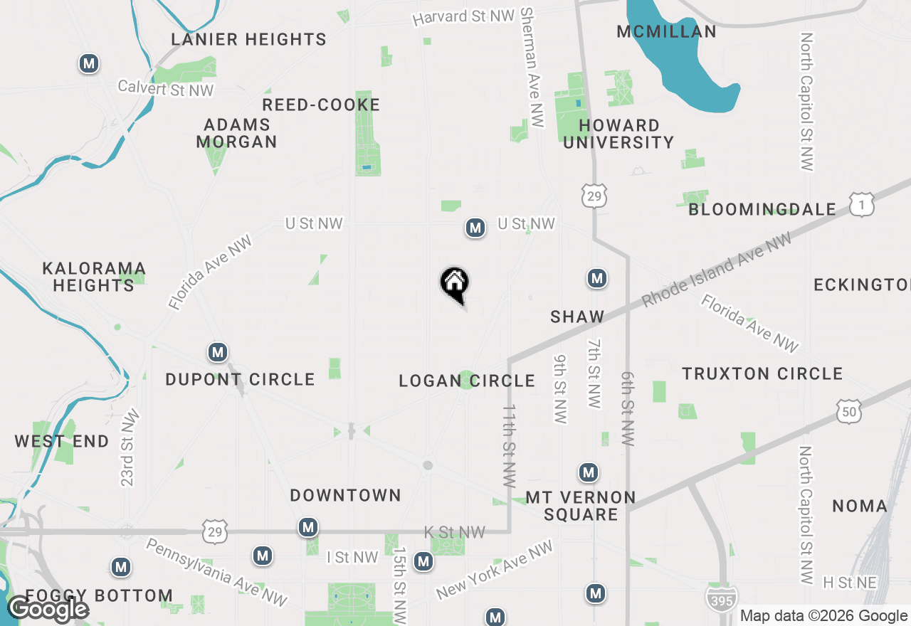 Map of 1315 R Street Nw, Washington, DC 20009