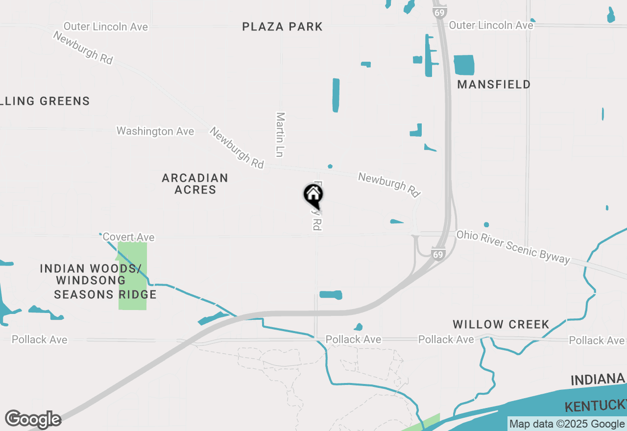 Map of 7613 Taylor Avenue, Evansville, IN 47715