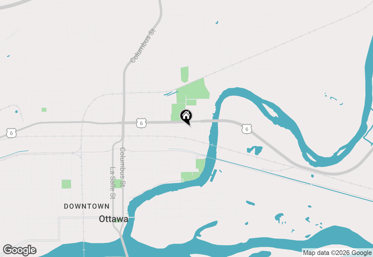 Map of 702 E Joliet Street, Ottawa, IL 61350