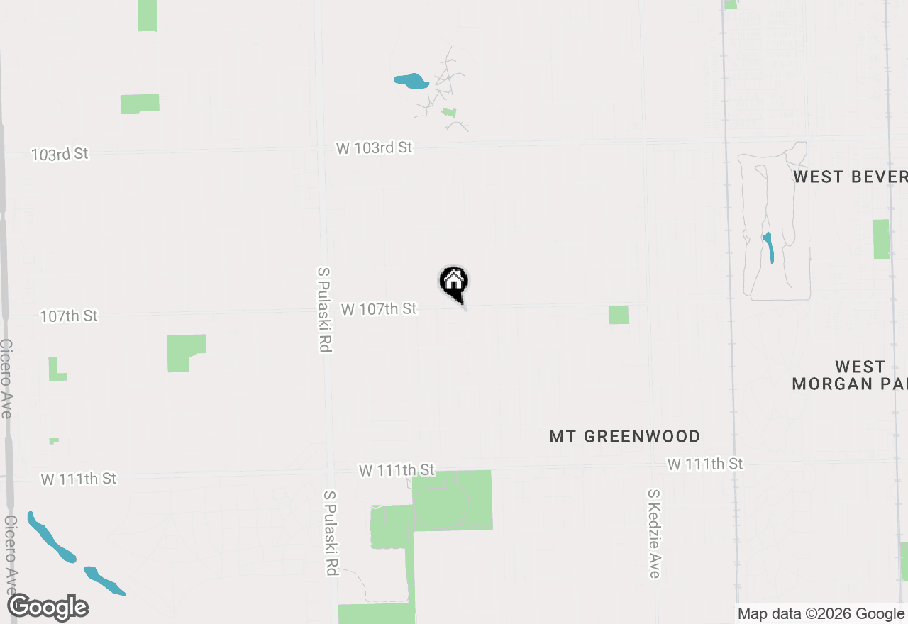 Map of 3653 W 107th Street, Chicago, IL 60655