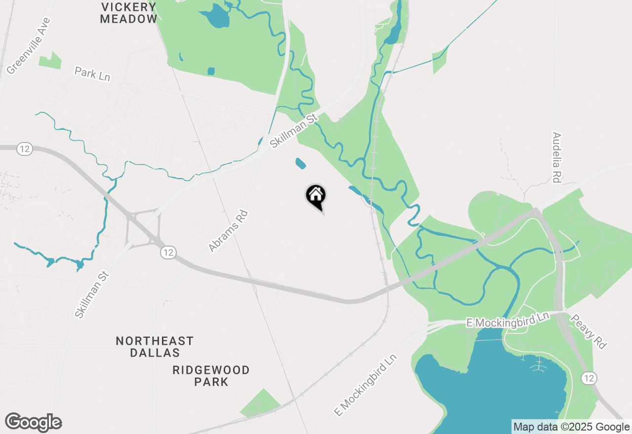 Map of 7029 Whitehill Street, Dallas, TX 75231