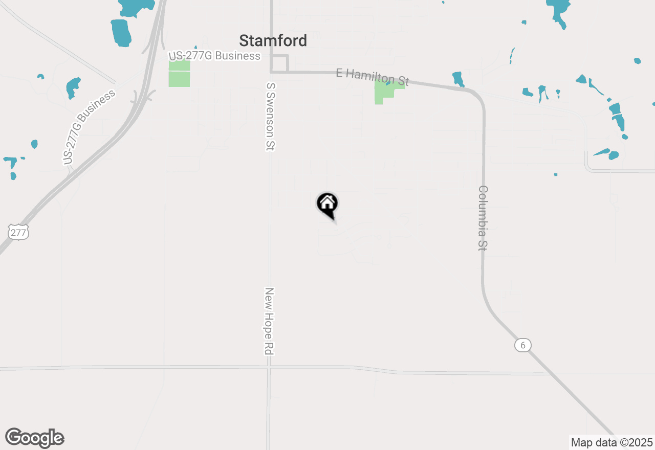 Map of 507 Hill Circle, Stamford, TX 79553