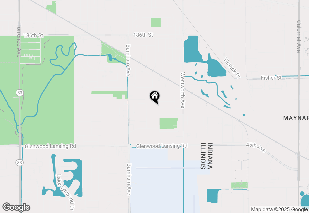 Map of 19109 Grant Street, Lansing, IL 60438