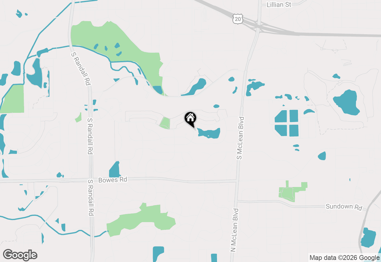 Map of 830 Indian Wells Circle, Elgin, IL 60123