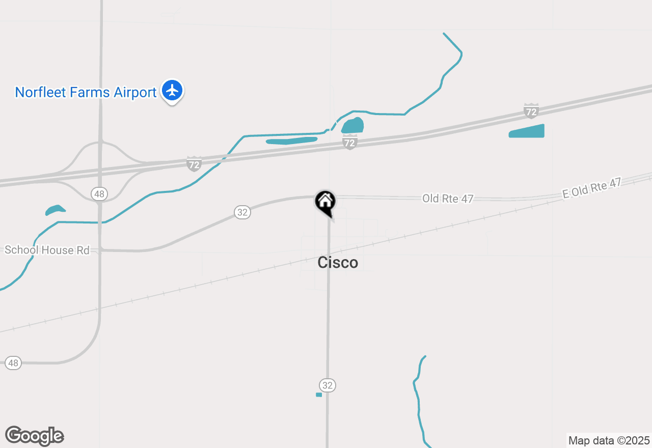 Map of 245 N Main Street, Cisco, IL 61830