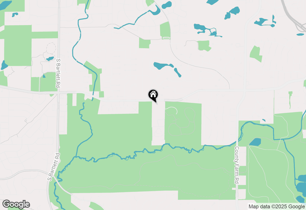 Map of (Address confidential), Bartlett, Illinois 60103