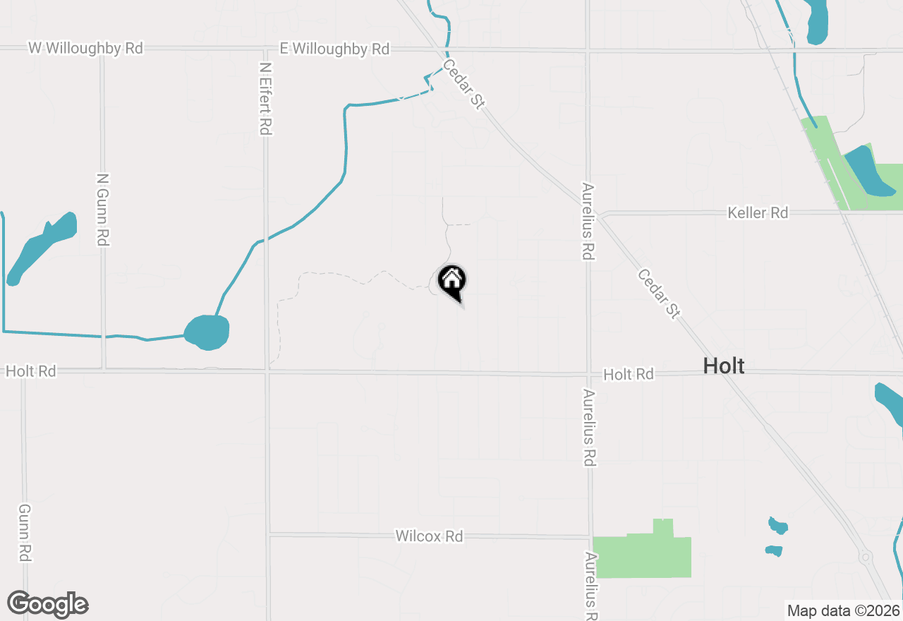 Map of 2097 Jefferson Street, Holt, MI 48842