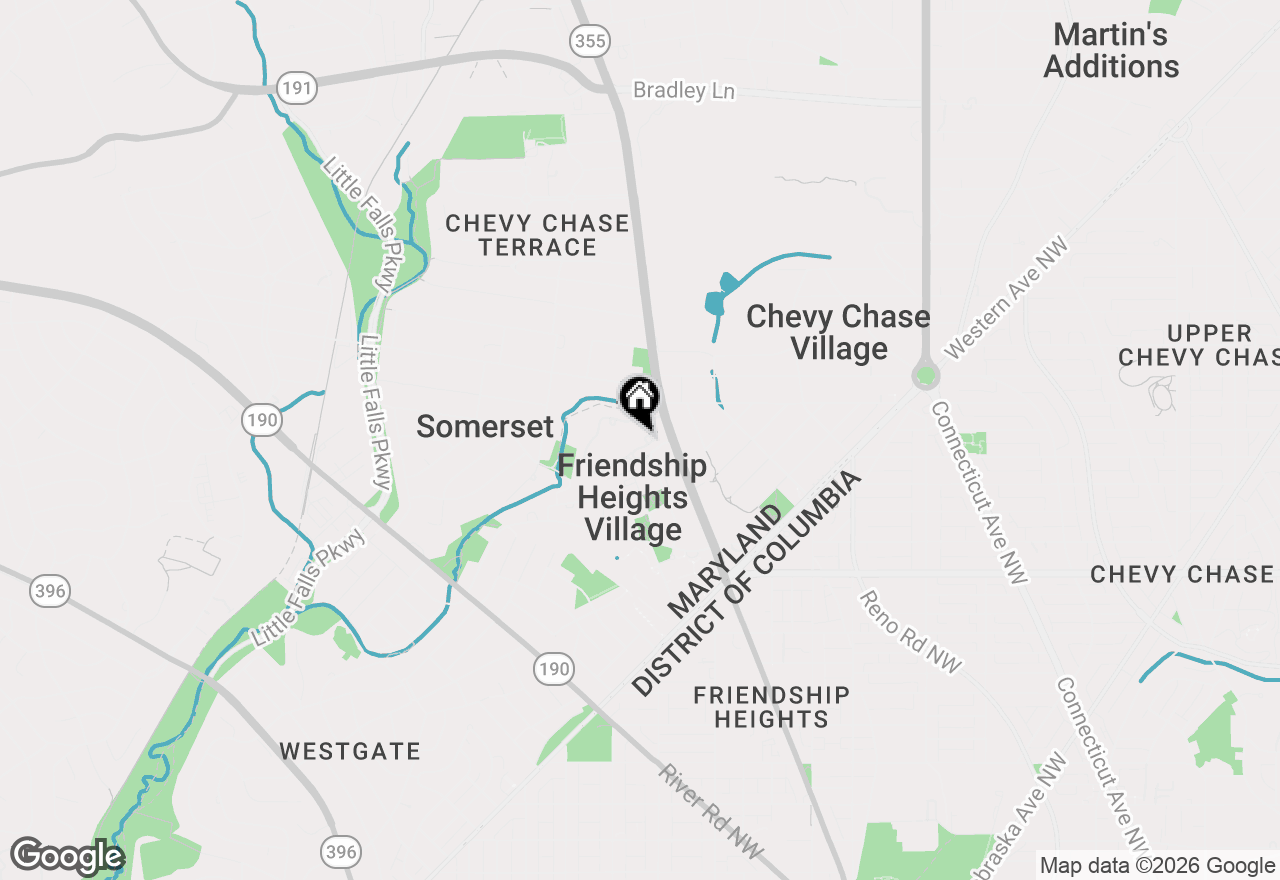 Map of 5630 Wisconsin Avenue #506, Chevy Chase, MD 20815