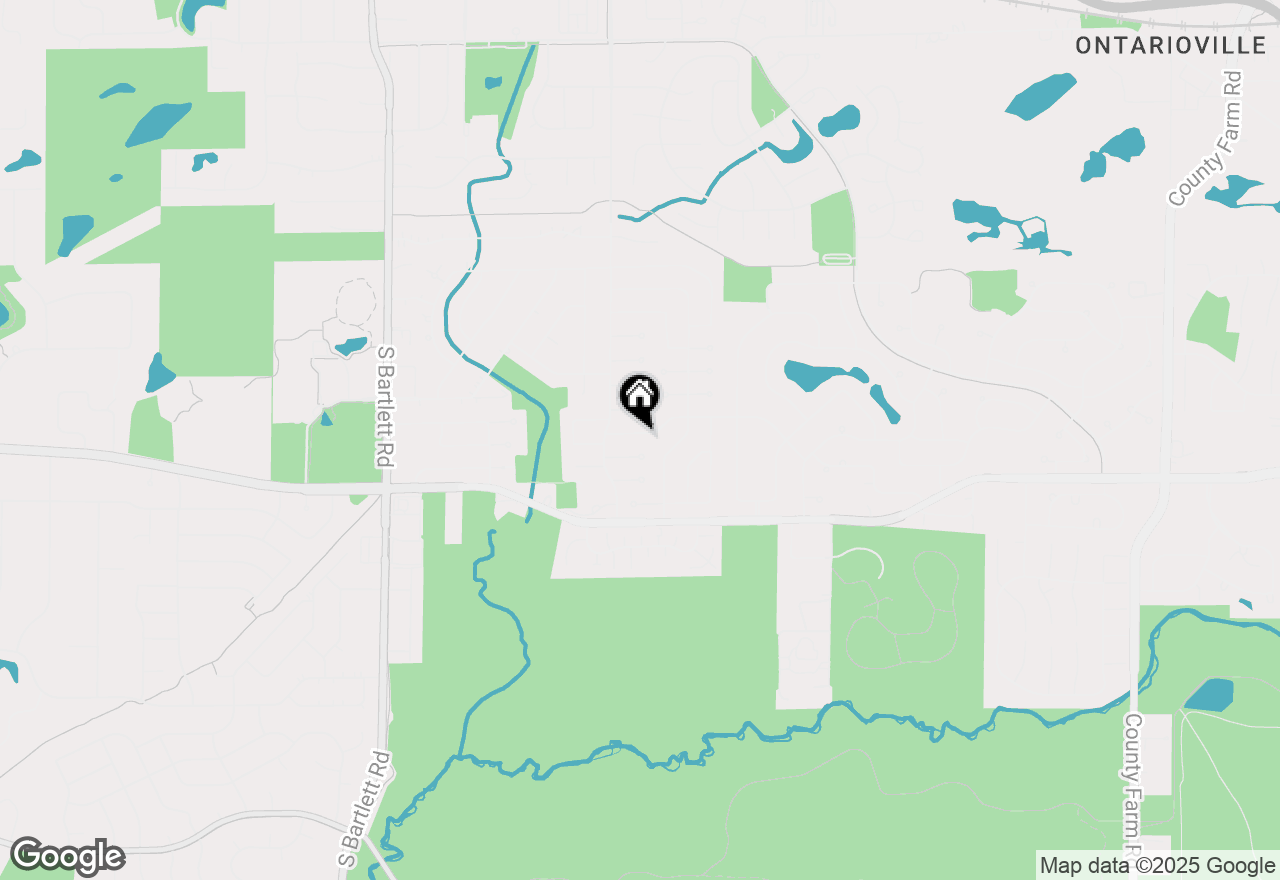 Map of 260 Lincoln Drive, Bartlett, IL 60103