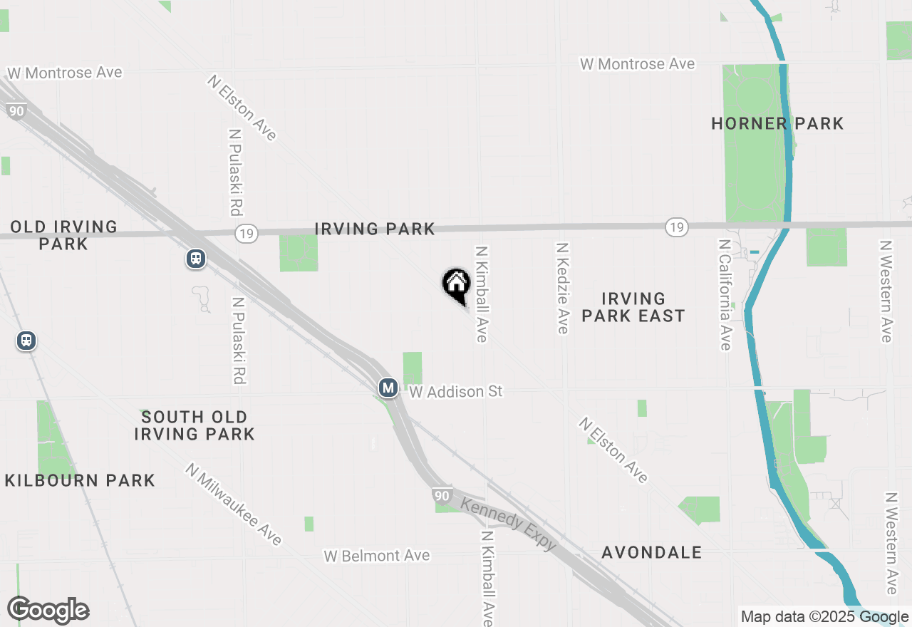 Map of 3754 N Bernard Street #1C, Chicago, IL 60618