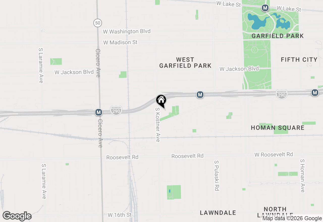 Map of 4344 W Lexington Street, Chicago, IL 60623
