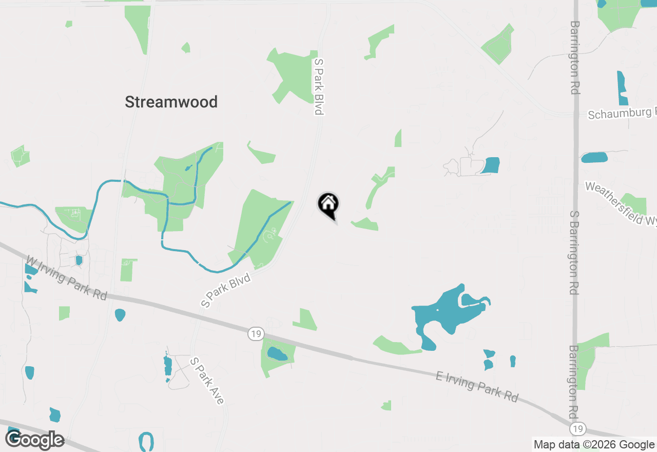 Map of 725 Russet Lane, Streamwood, IL 60107