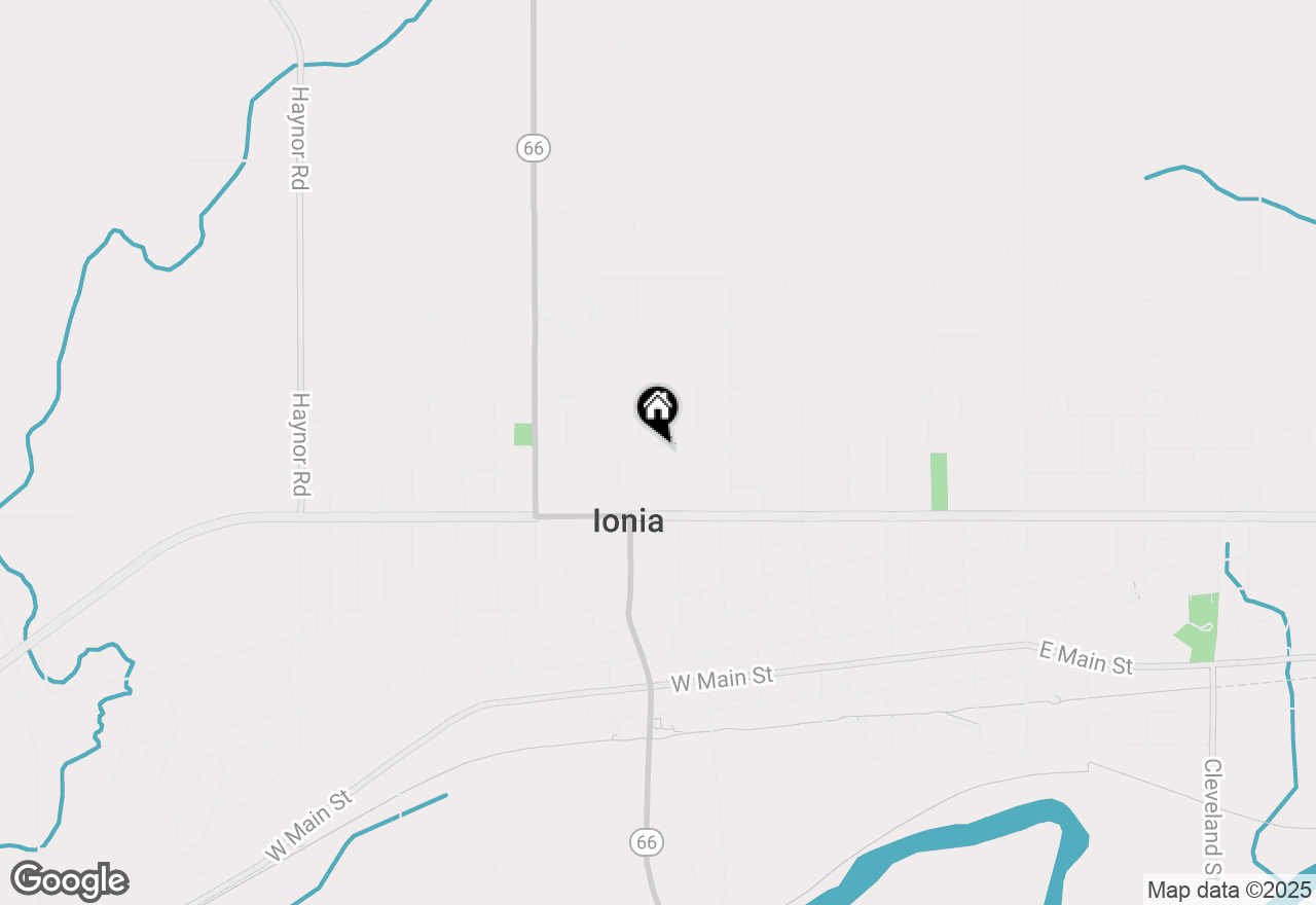 Map of 407 Forest Street, Ionia, MI 48846