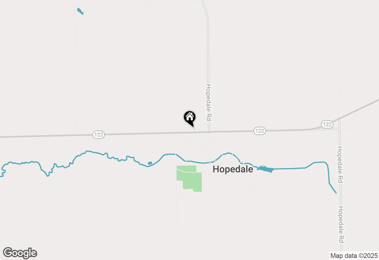 Map of 807 W State Route 122, Hopedale, IL 61747