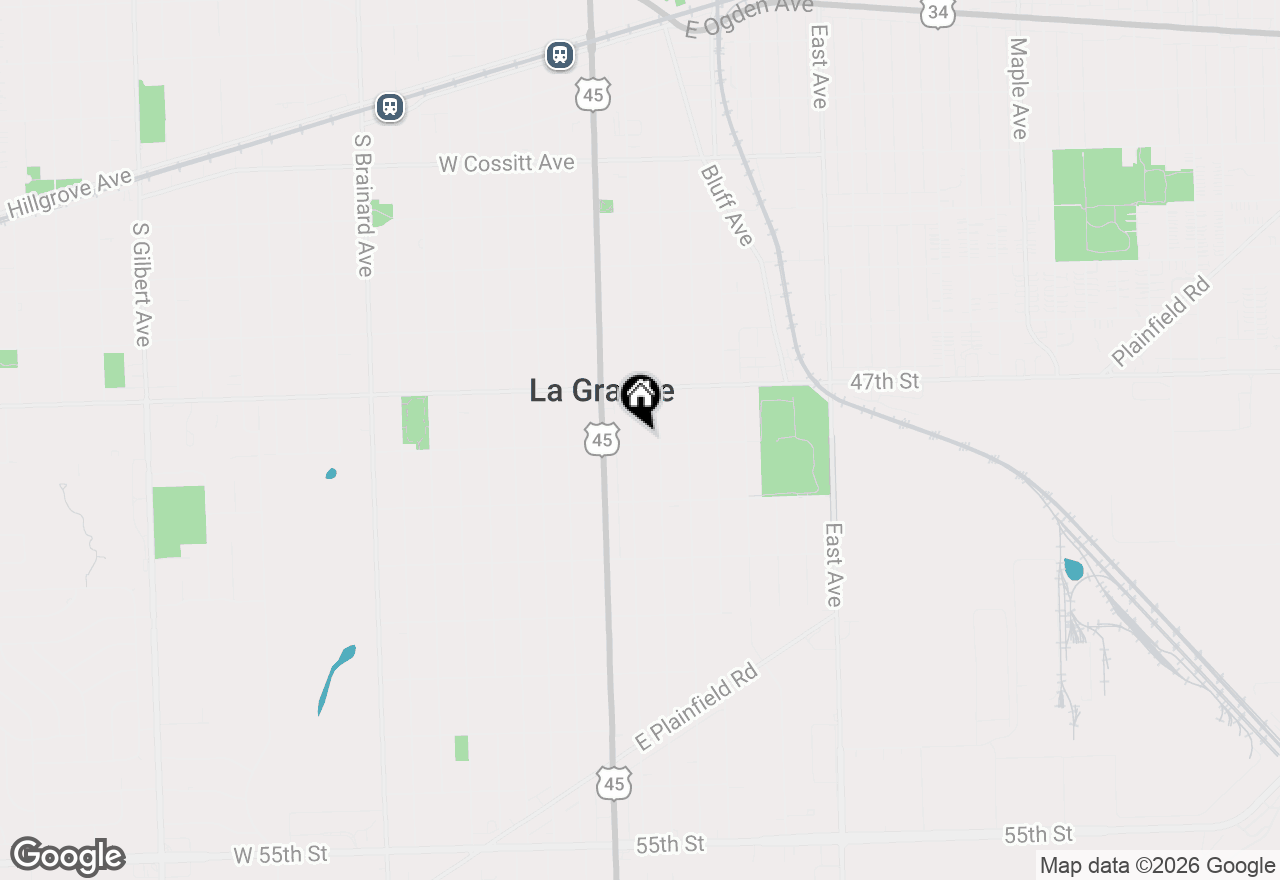 Map of 545 S 6th Avenue, La Grange, IL 60525