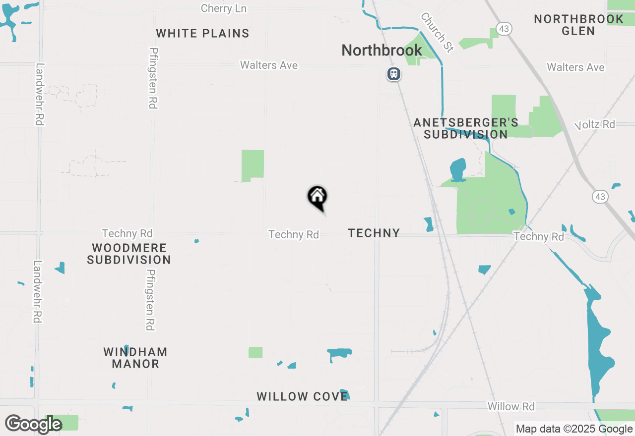 Map of 1943 Butternut Lane, Northbrook, IL 60062