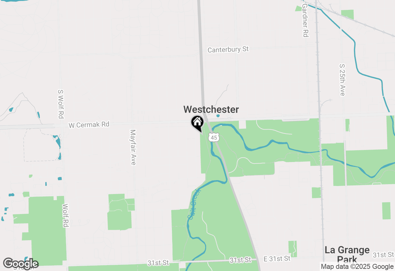 Map of 2251 Belleview Avenue, Westchester, IL 60154